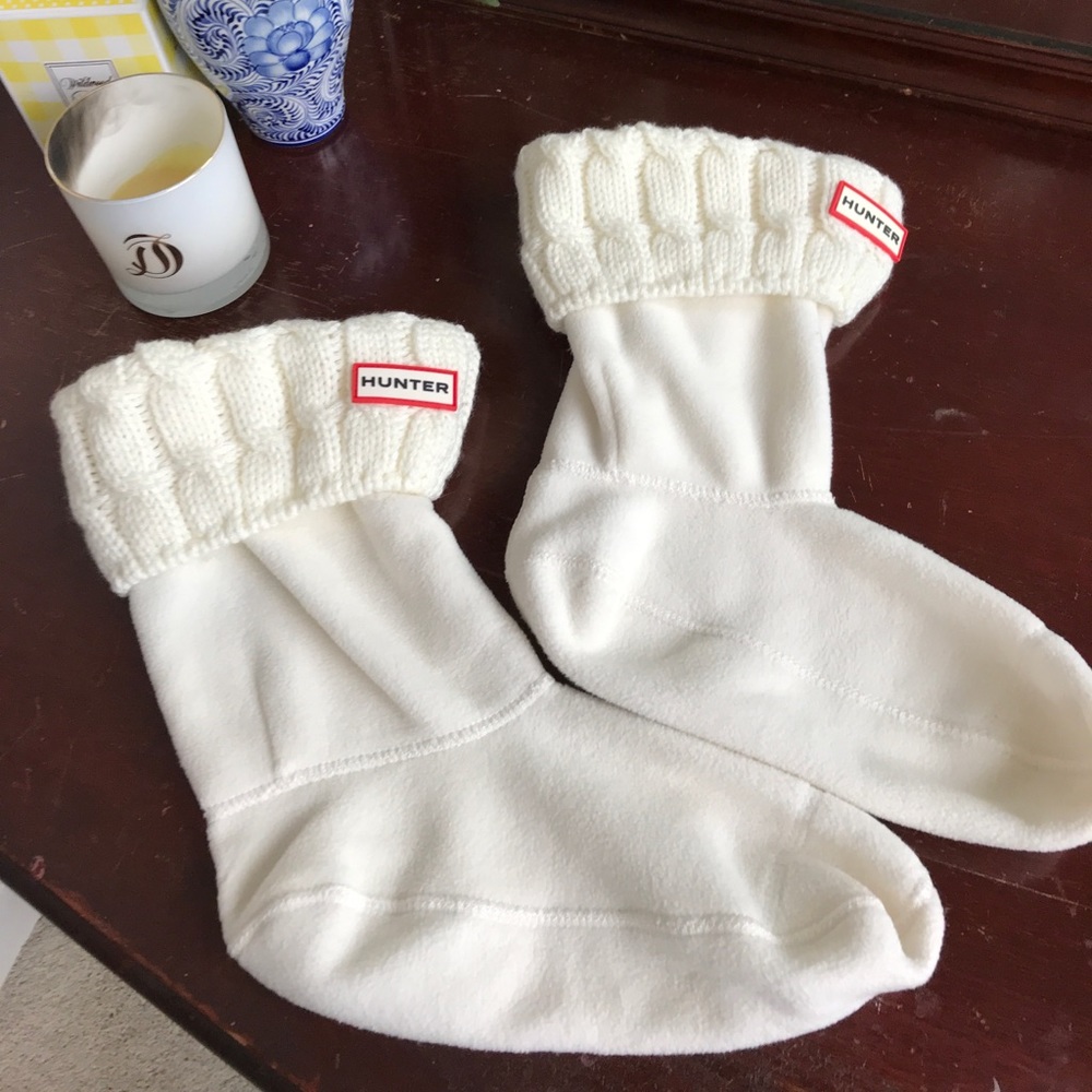 Hunter Original Six Stitch Cable Short Boot Socks
